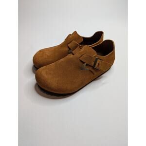 Birkenstock London Mink Suede Leather Size 40
